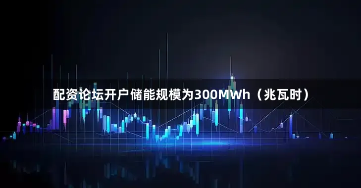 配资论坛开户储能规模为300MWh（兆瓦时）