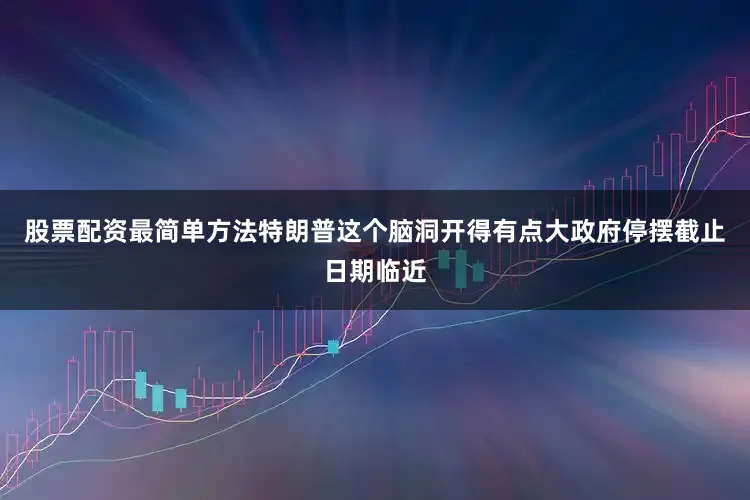 股票配资最简单方法特朗普这个脑洞开得有点大　　政府停摆截止日期临近